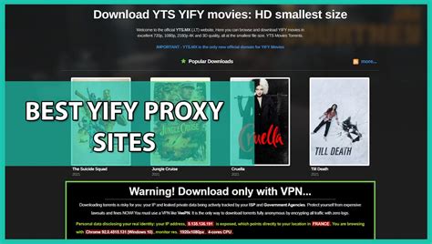 yify tv proxy|YIFY Proxy List 2024 [Working YTS Proxy Sites